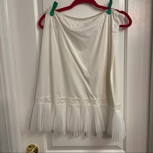Vintage Half Slip, White